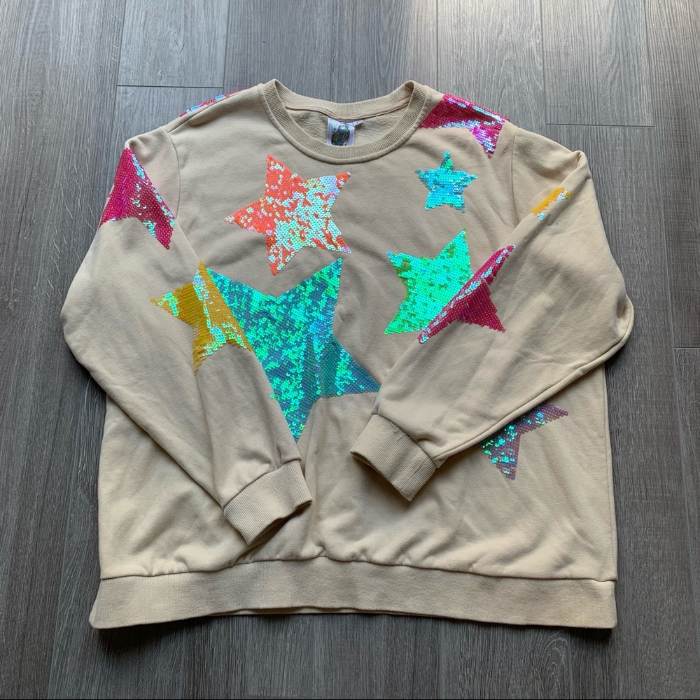 Star Sparkle Crewneck Sweatshirt